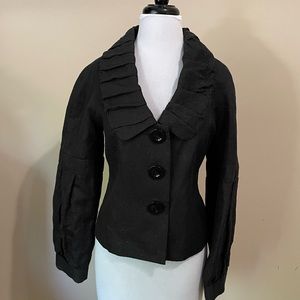 Mac & Jac Blazer Like Jacket - black with a sparkle To it -